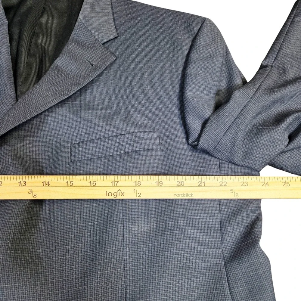 Burberry London Kensington Wool Mens Blazer Jacket Sport Coat 46 SHT See Details